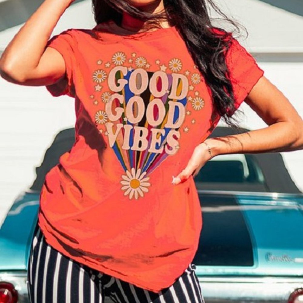 Life Clothing  Co. Good Vibes Cotton Tee